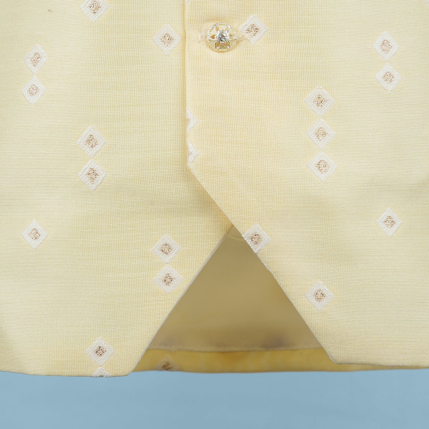 Archies Boys’ Cotton Dhoti Kurta Set – Yellow Embroidery Design