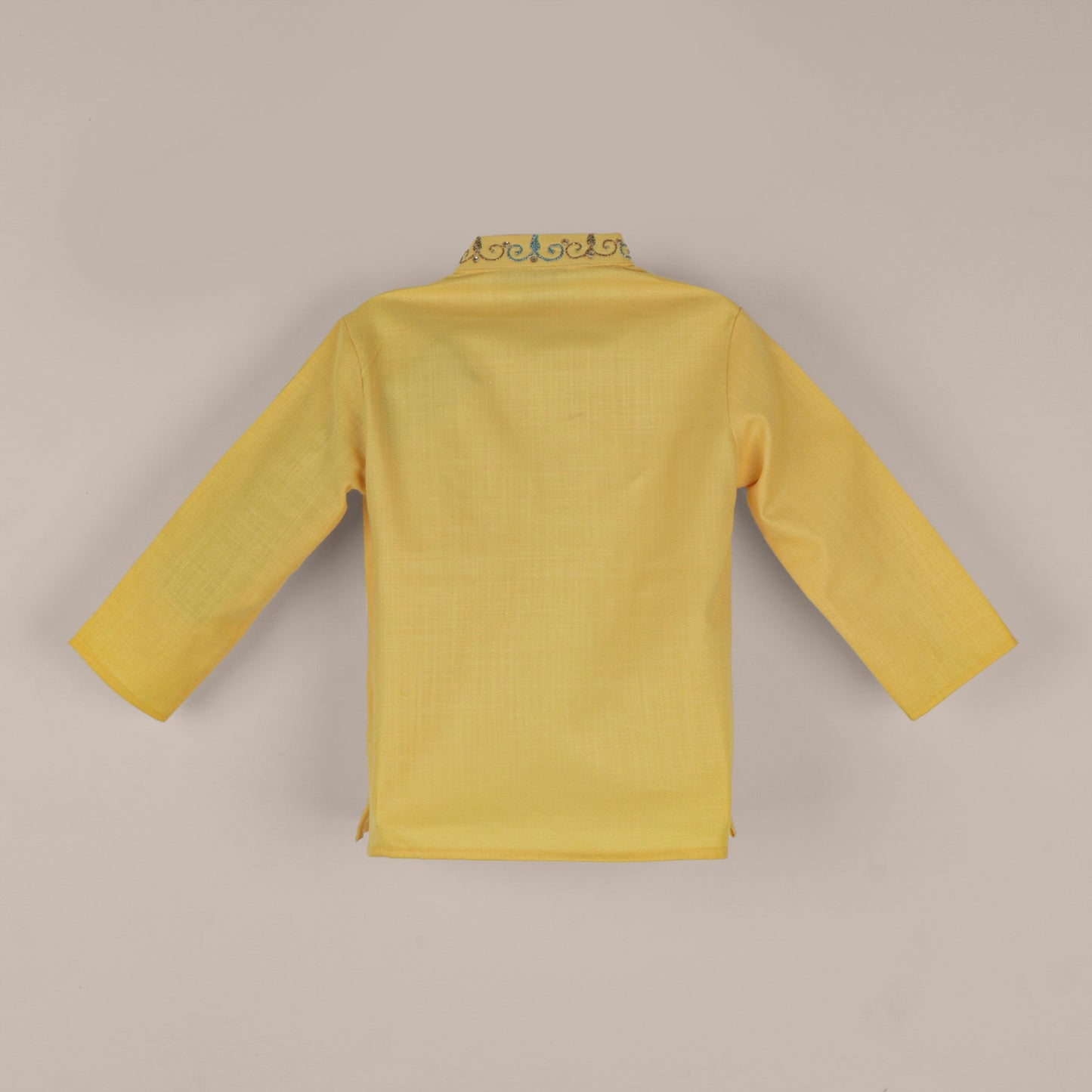 Smart Outdoor & Festival Ready: Archies Yellow Boys Kurta with Dhoti & Pant Set