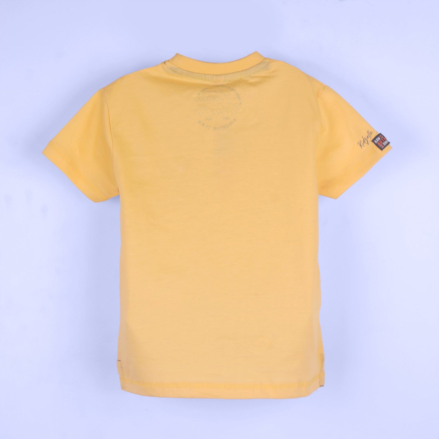 Kidzello Boys’ Stylish Summer Look – Yellow Tee & Shorts