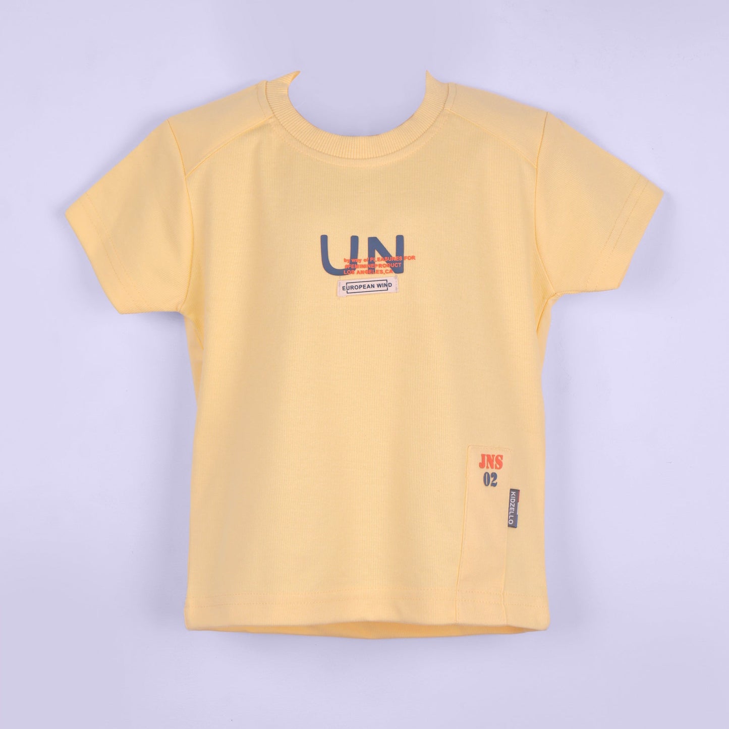 Everyday Cool – Boys’ Yellow T-Shirt with Jogger Style Shorts