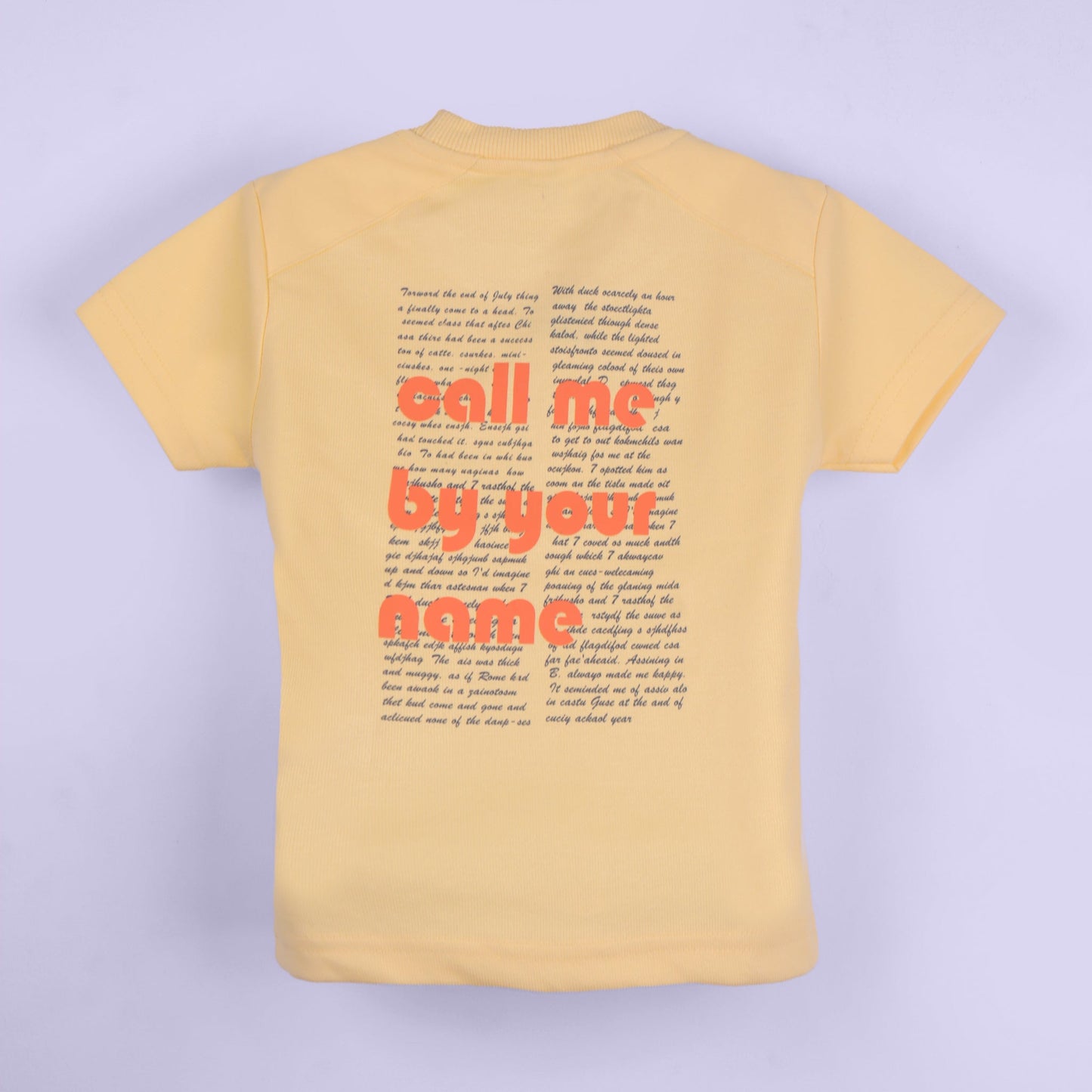 Everyday Cool – Boys’ Yellow T-Shirt with Jogger Style Shorts