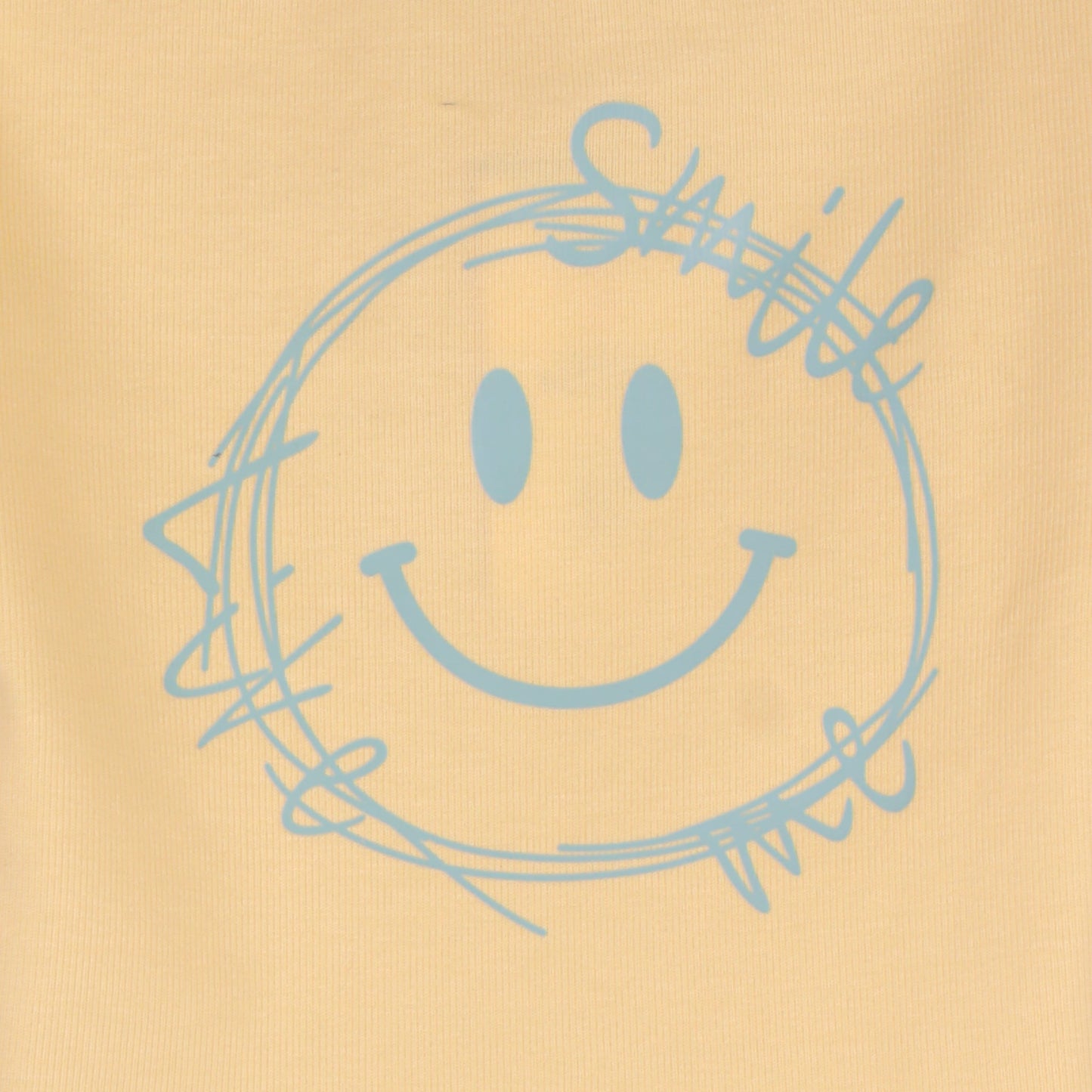 Sunny & Smart – Boys’ Smile Print T-Shirt & Shorts Set