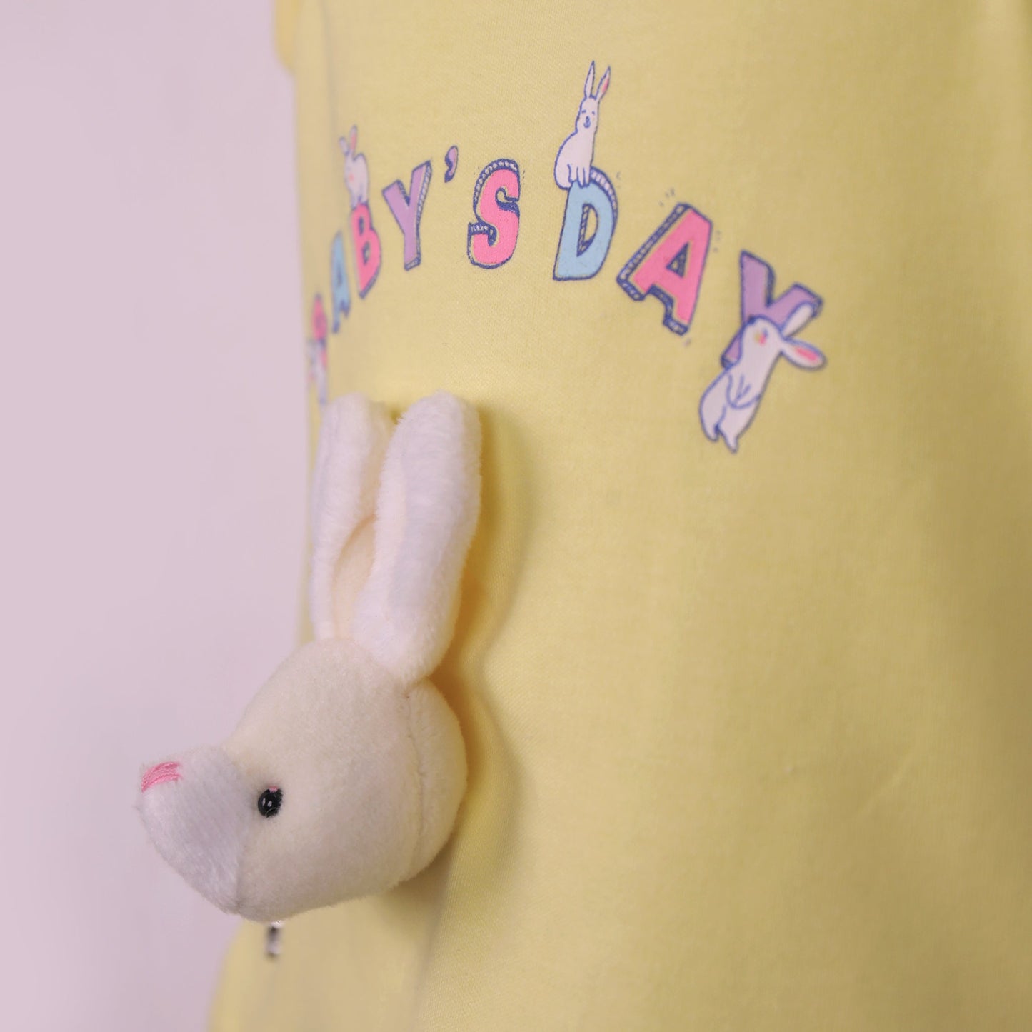 Cute & Comfy Yellow Cotton Top with Elasticated Denim Shorts – Baby’s Day