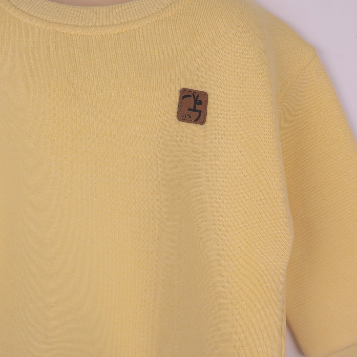 Extra Soft Yellow Sweatshirt by Little Kangaroos | Boys’ Essential Winter Wear