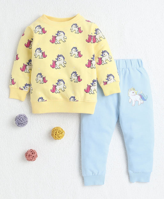 Bumzee’s cotton set: bright yellow, easy slip-on fit, and joggers made for movement!