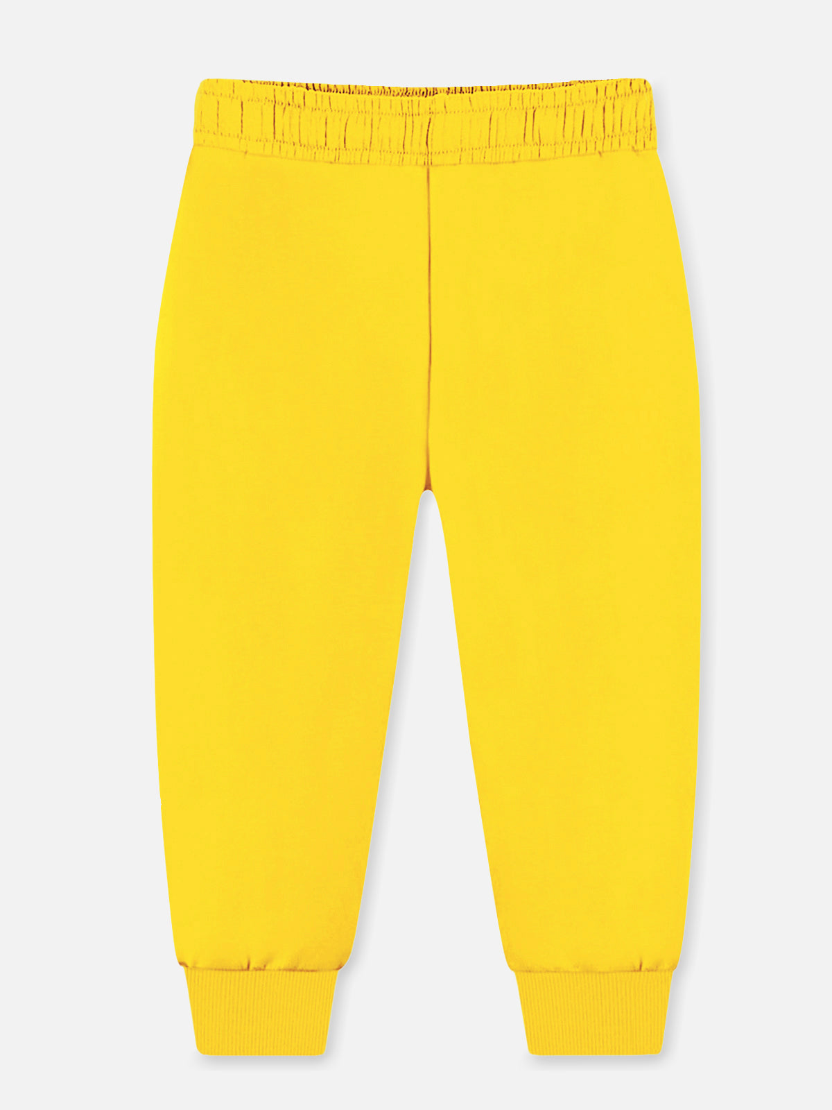 Trampoline Boy's Yellow Full-Sleeve T-Shirt & Pant Set (Applique)