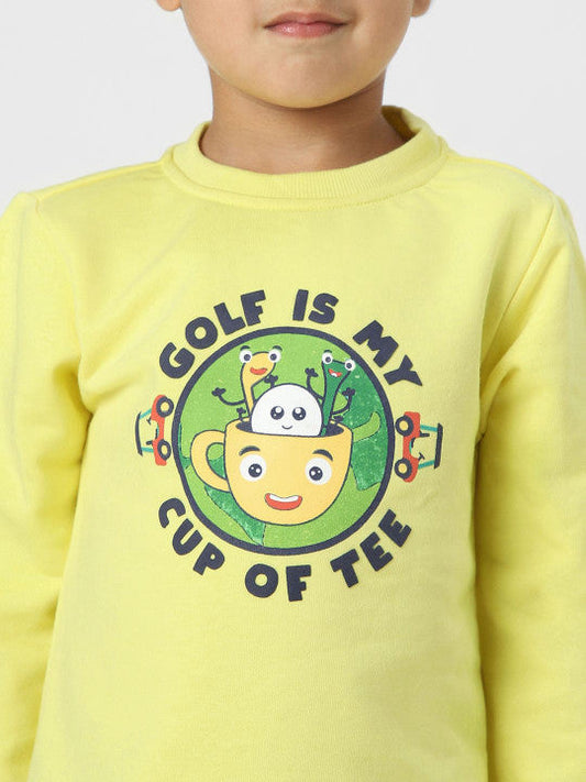 Golf is My Cup of Tee' Yellow Sweatshirt