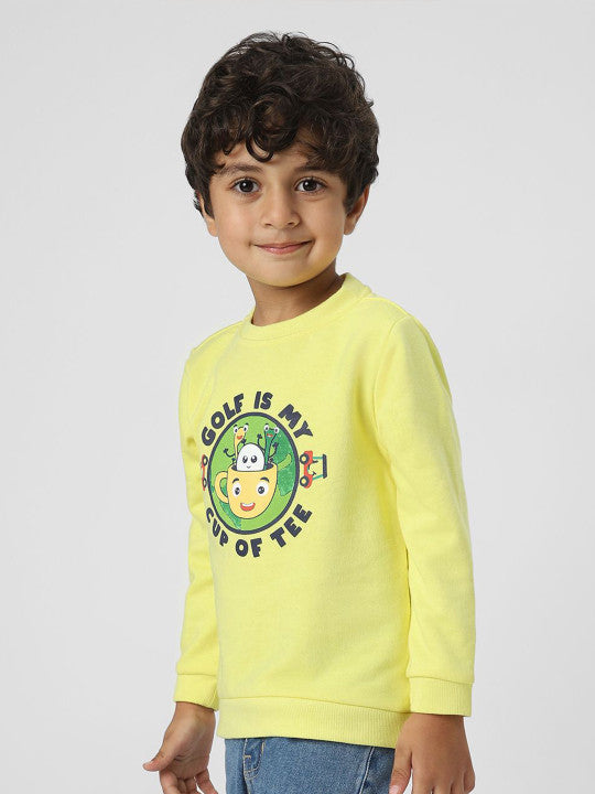 Golf is My Cup of Tee' Yellow Sweatshirt