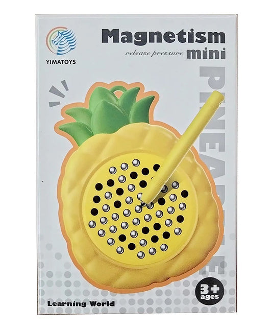 Pineapple Magnetic Drawing BoardKeychain,Child Friendly,Easy Function,Travel Friendly,Easy Function.