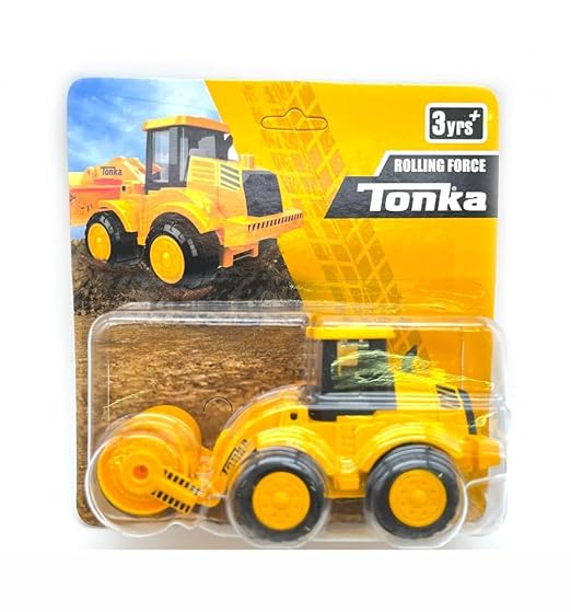 CENTY Tonka Rolling Force Friction Powered Construction Toy for 3Y Yellow Colour