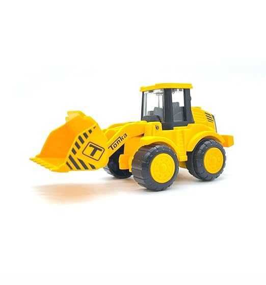 CENTY Tonka Mighty Mover Friction Powered Construction Toy for 3Y Yellow Colour