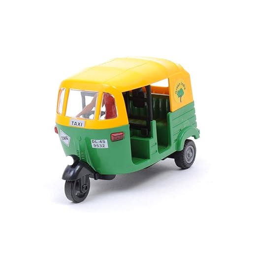 Centy Toys Plastic Pull Back Auto Rickshaw Number Of Pieces: 1 Multicolour 36 Months