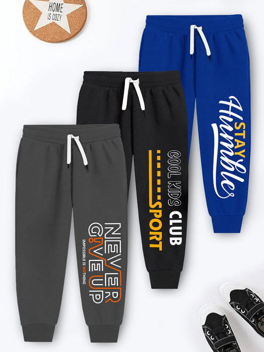 Sporty Squad! 3-Pack Everyday Hustle Drawstring Track Pants