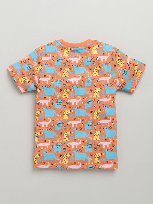 Bumzee’s vibrant half sleeve tees: soft cotton, all-over prints, and “Lets Go” energy!