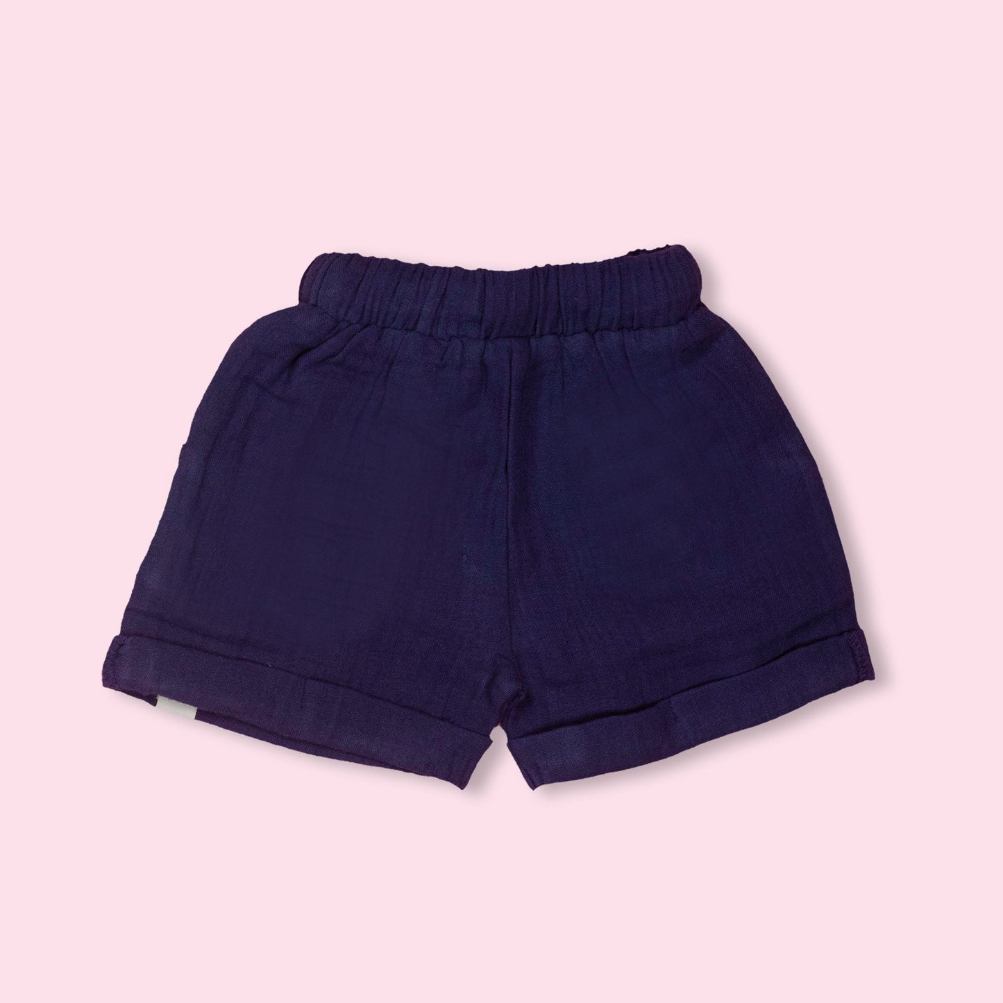 Blue Muslin Comfort Set by Tod’s Hut – Cute T-Shirt and Shorts Duo, Tailored for Bengaluru’s Sunny Seasons