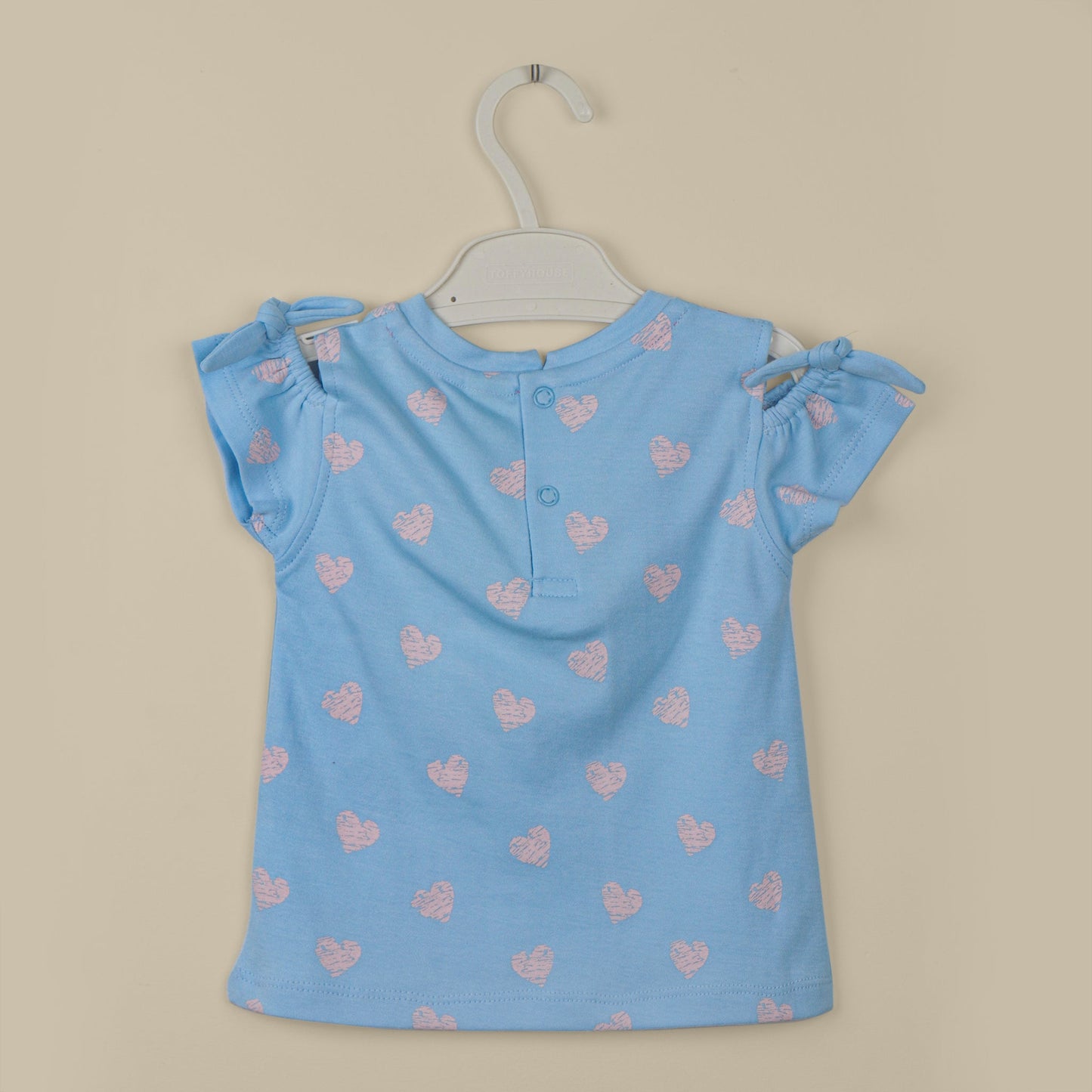 Toffyhouse Girls’ Cotton Top & Shorts Set with  Short Sleeve Top and Mid-Thigh Shorts