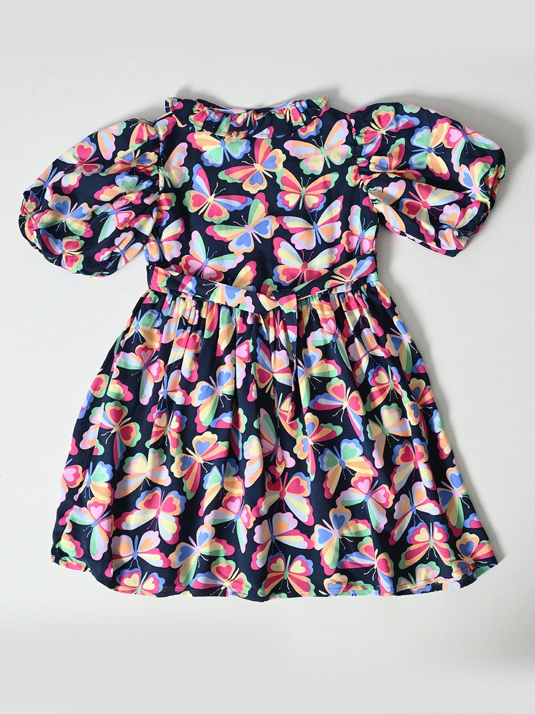 Bella Moda Girl's Blue Comfort+ All-Season Party Frock