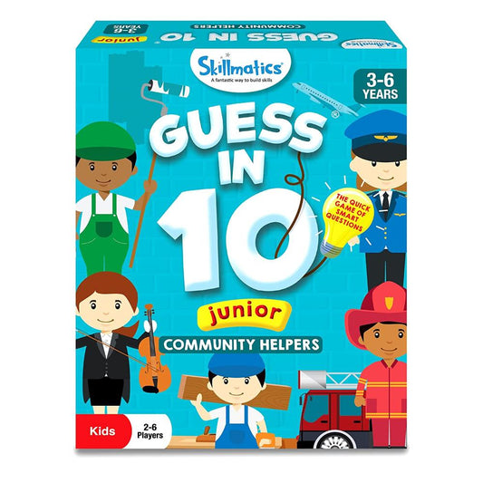 Skillmatics Guess in 10 Junior - Smart Guess game for Junior kids - upto 6 players (Age 3 - 6 years)