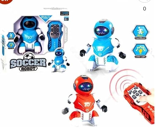 2-Player SoccerBot RC Game – Dribble, Tackle & Shoot – USB Rechargeable – Ages 5+