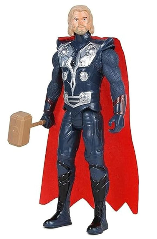 Thor 8 inch Storm Breaker Marvel Avengers Action Figure Toy Set 20 cm for Kids with Thor Hammer & LED Light Legends Super Heroes Toys