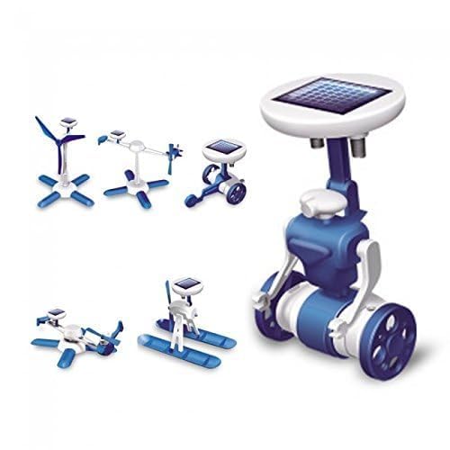 6-in-1 Solar Robot STEM Kit – Science Experiments for Kids 8–16 – Outdoor DIY Fun