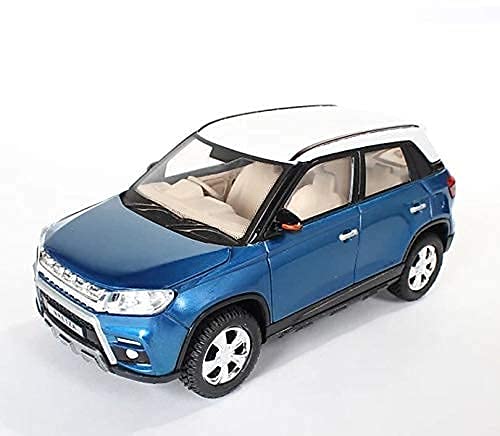 CENTY Toys Bretza Blue And White Colour Looks Like Real Car - Pull Back Action- A Made In India Product 3-12 years