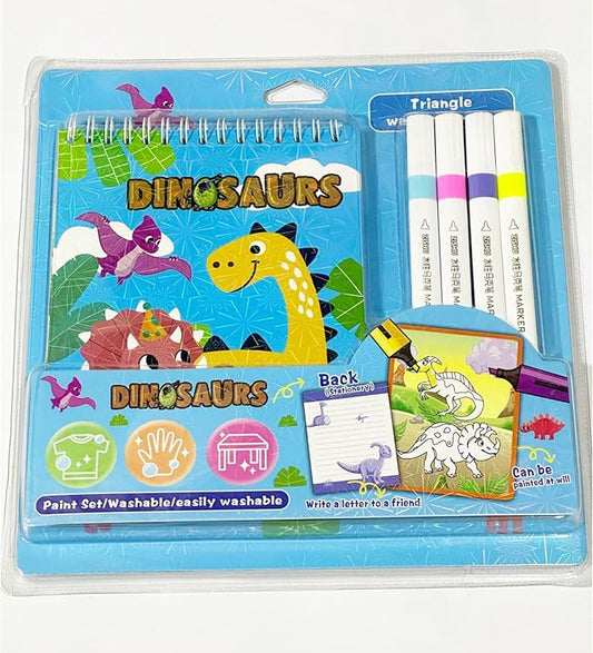 Letter Writing Set – Washable Markers, Spiral Pad & Papers for Kids