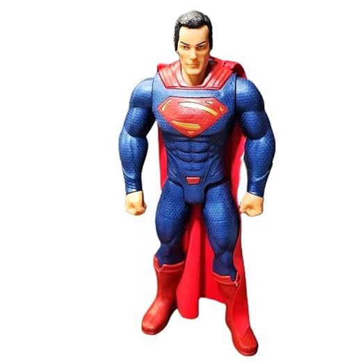 Super Hero Man Action Figure – Light-Up Chest & Moveable Parts – Collectible Toy