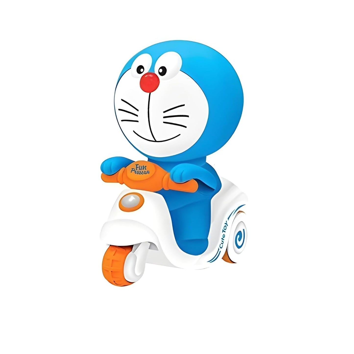 FUN PRESSURE CAR DM HK GT – Push & Go Doraemon Scooter Toy for Boys and Girls | Battery-Free Action Vehicle for Endless Fun & Learning