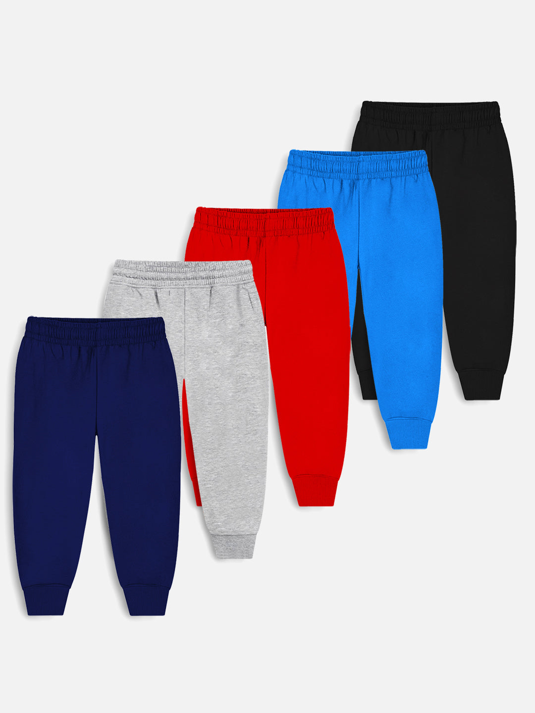 Trampoline Boy's 5-Pack Printed Cotton Pyjamas (Regular Fit)