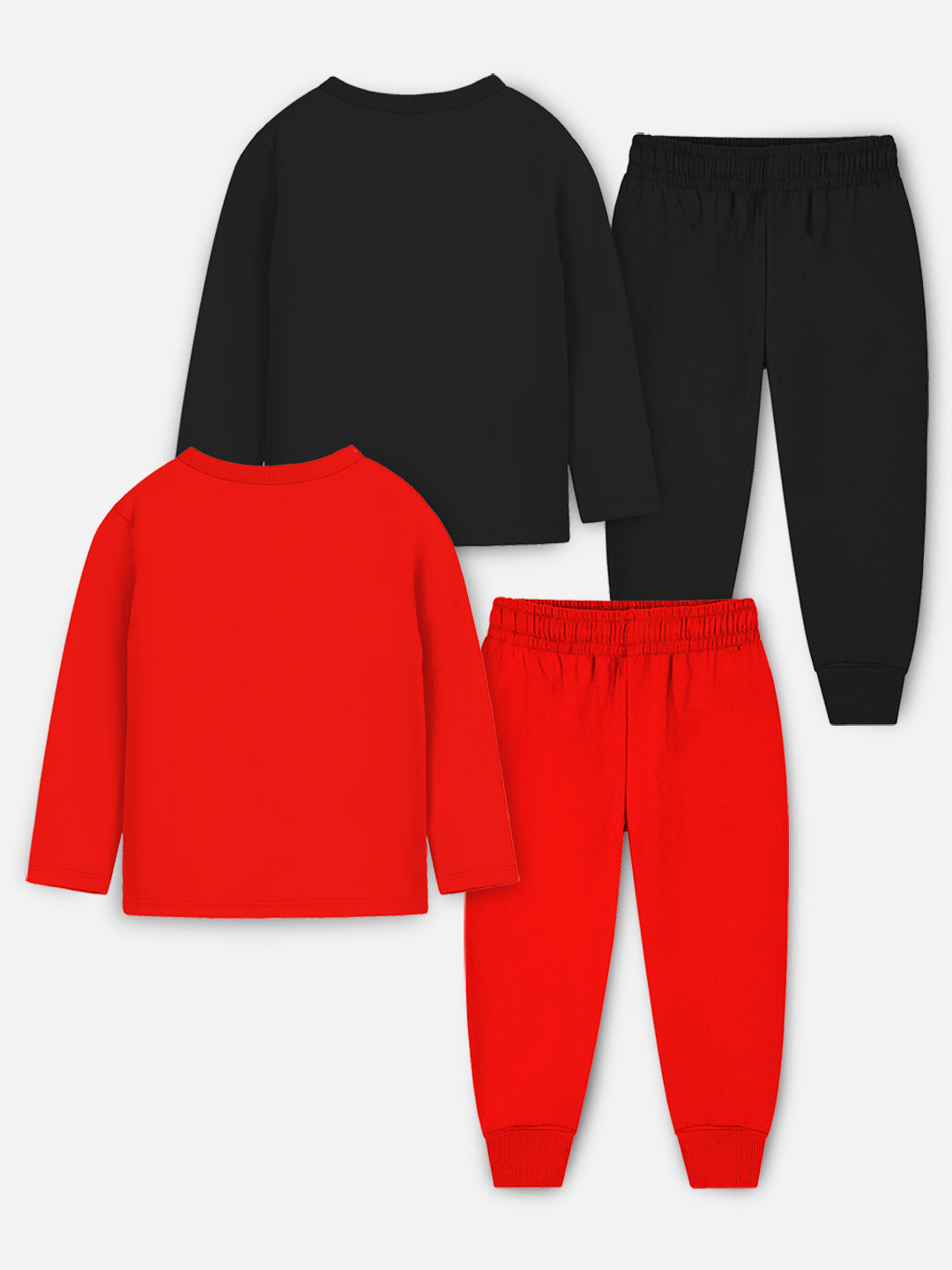 Roar & Rule! Full-Sleeve King Tiger T-Shirt & Jogger Set (2-Pack)