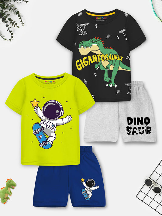 Giant Roar! 2-Pack Gigantosaurus T-Shirt & Shorts Adventure Set