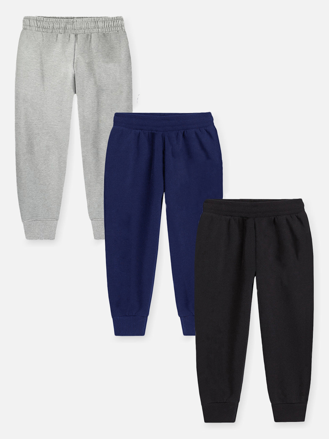 Boys' Essential 3-Pack Solid Track Pants
