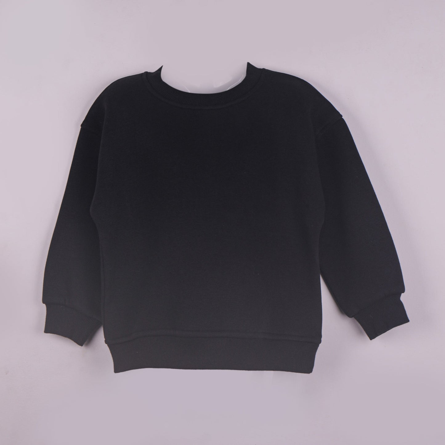 Everyday Essential: Little Kangaroos Black Sweatshirt with Soft Cotton Touch