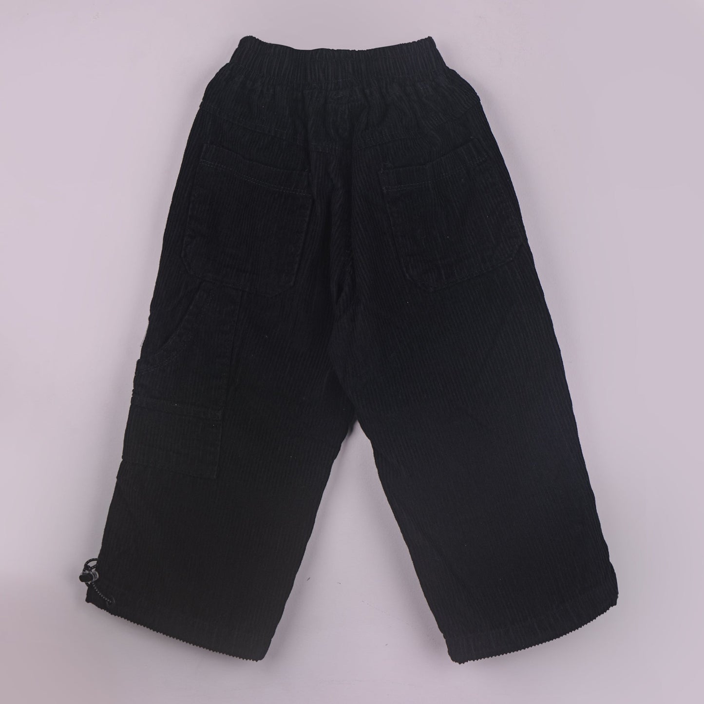 Classic Black – Boys’ Full-Length Denim Joggers by Little Kangaroos