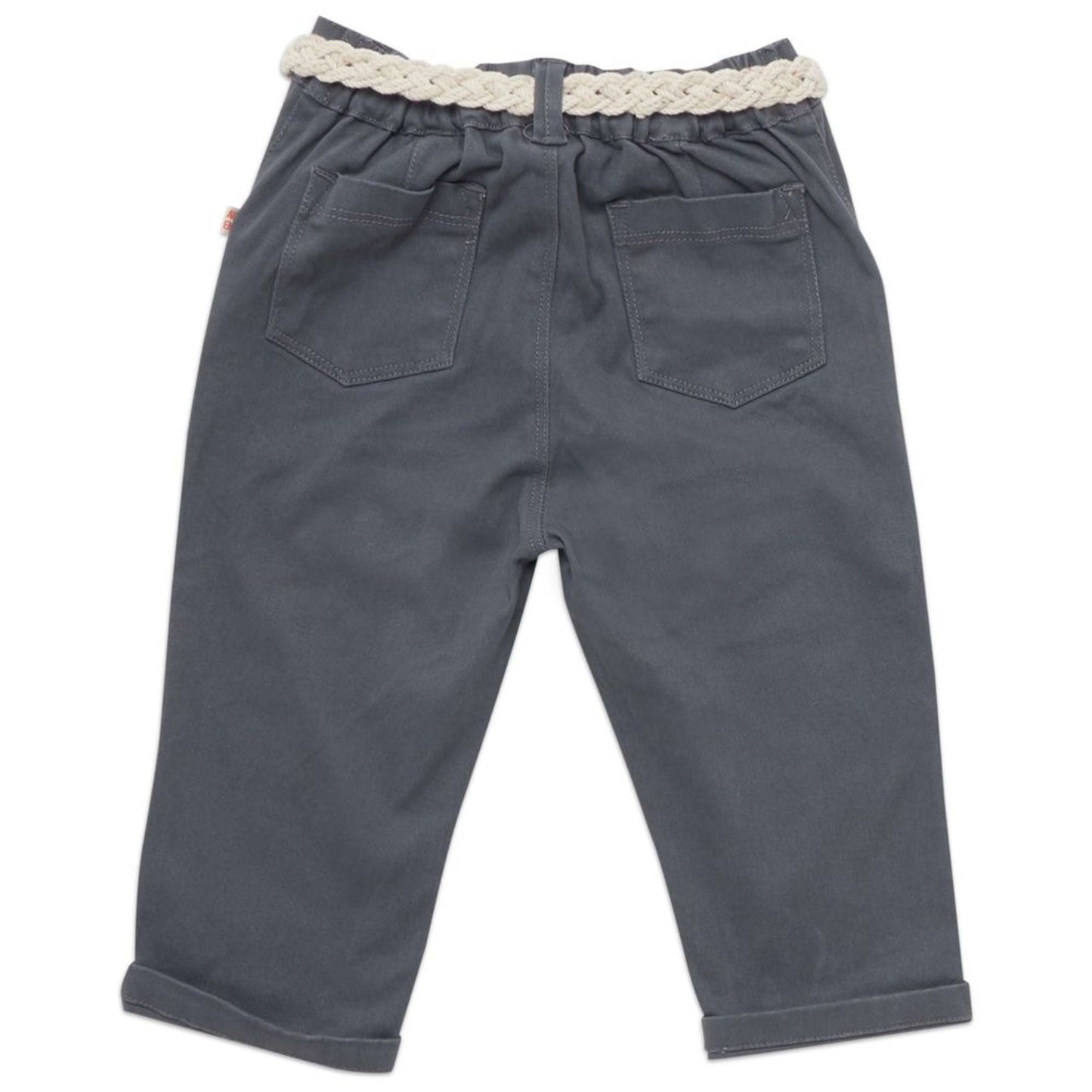 Little Kangaroos Boys’ Black Comfort Pants with Belt