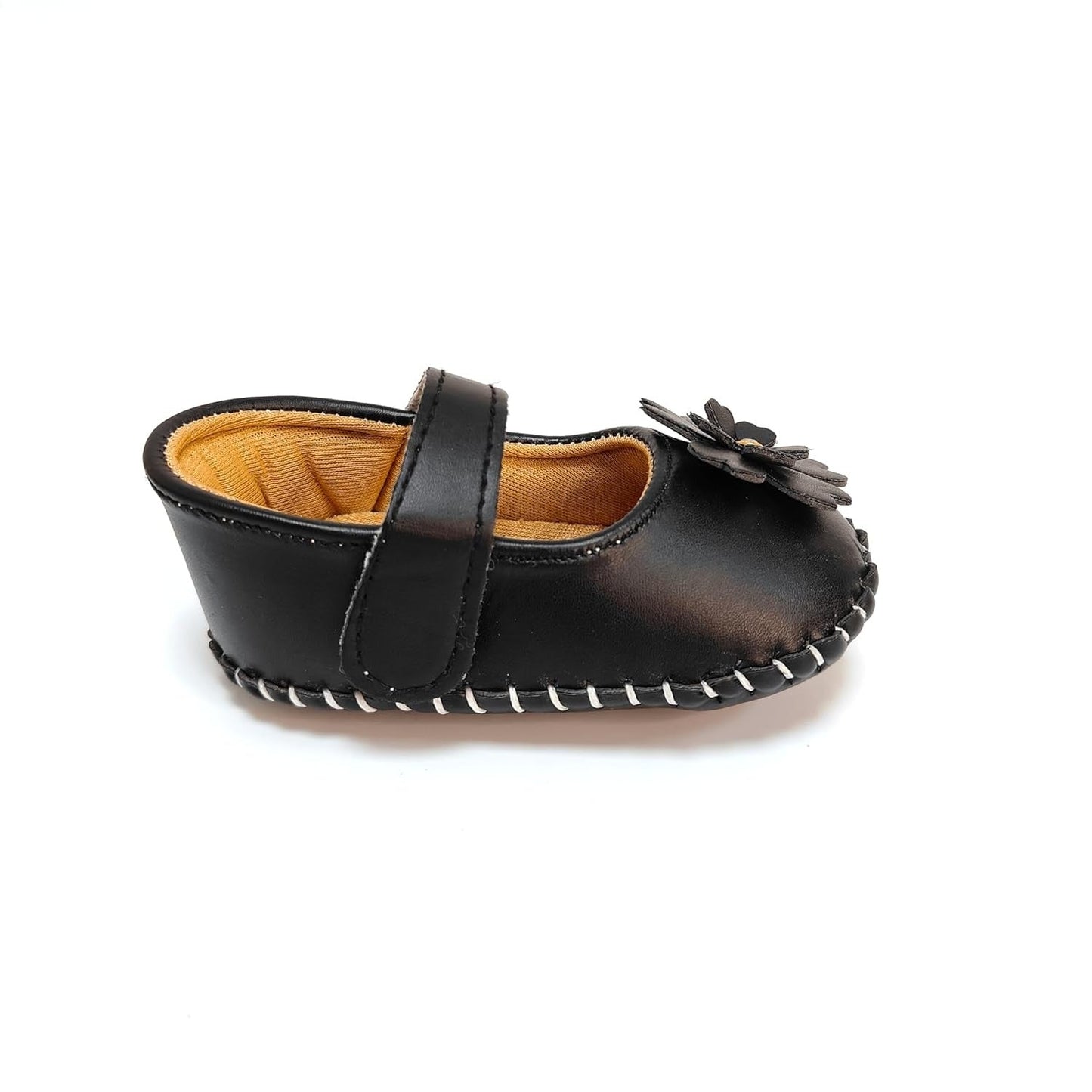 Nuluv Baby Girl Booties – Soft Infant Shoes for Girls | 1 Pair | Black