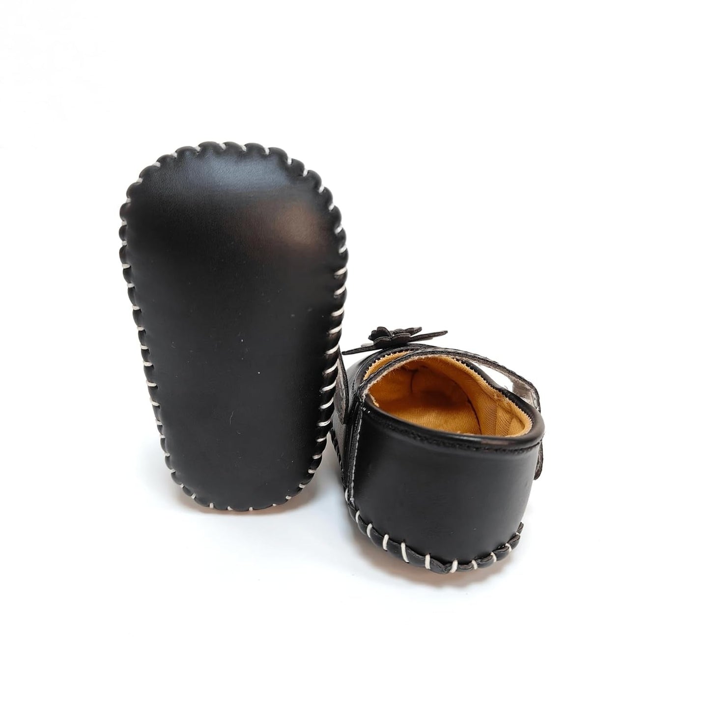 Nuluv Baby Girl Booties – Soft Infant Shoes for Girls | 1 Pair | Black