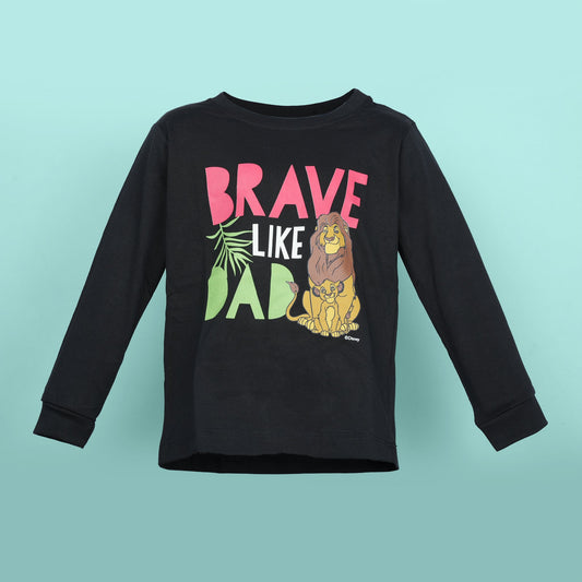 Stay Fearless – Ollypop Boys’ Black Cotton Tee