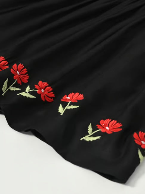 Sparkle & Shine: Black Frock by Bella Moda