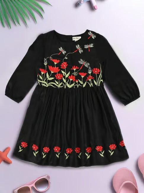 Sparkle & Shine: Black Frock by Bella Moda