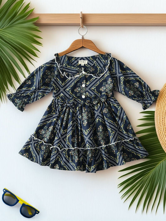 Mini Star: Black Frock by Bella Moda