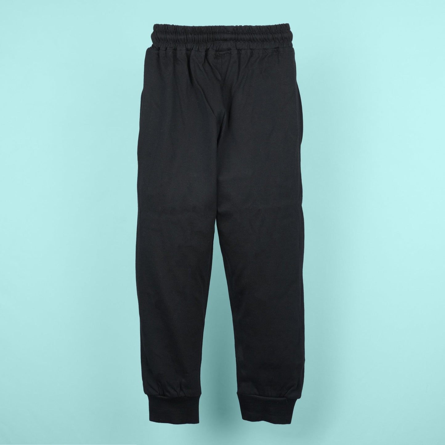 Sport Vibe Track Pant – Evimo Boys’ Full-Length Black Jogger