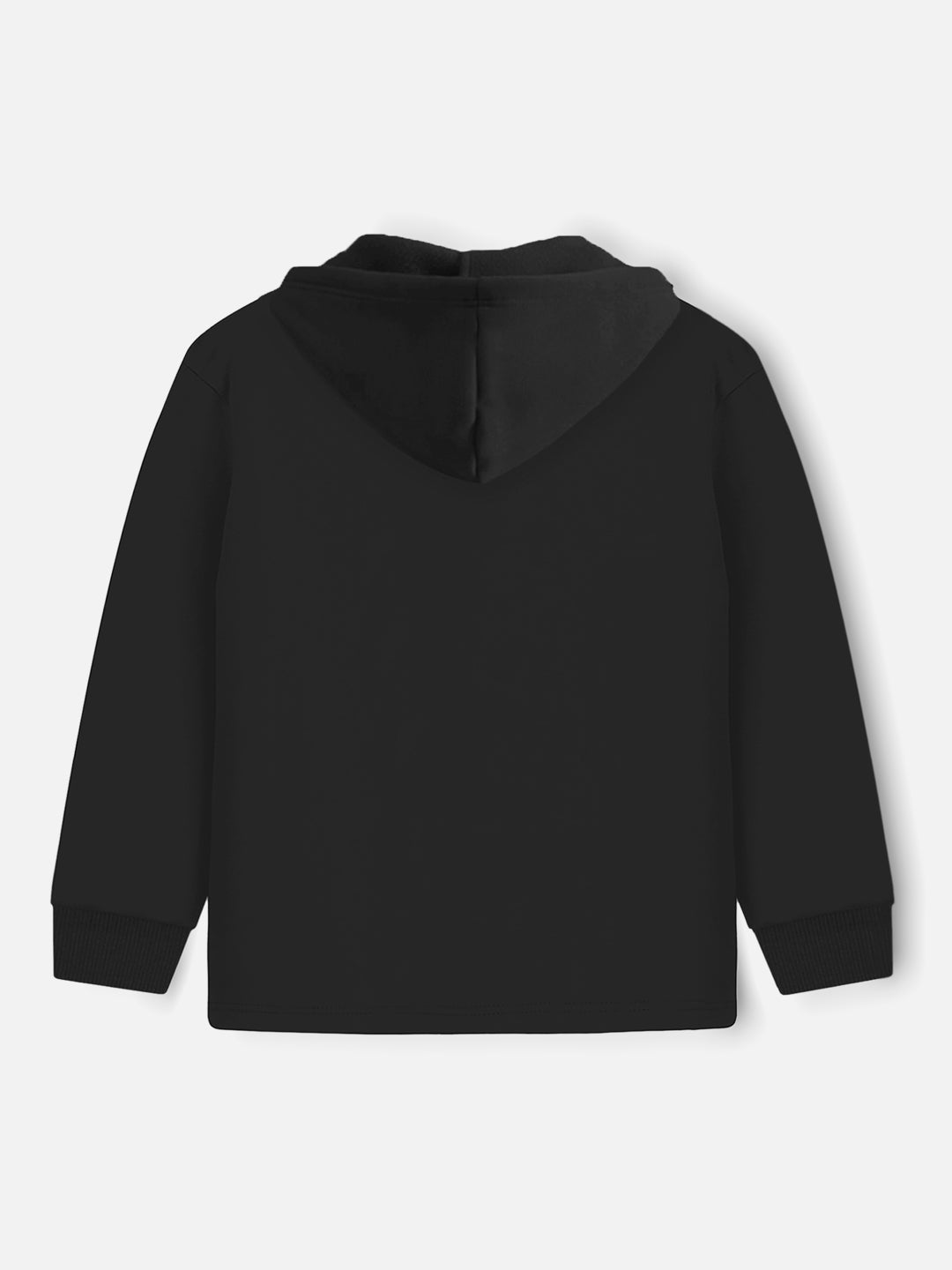 Trampoline Boy's Black Hooded 'CONFIDENT' T-Shirt & Pant Set