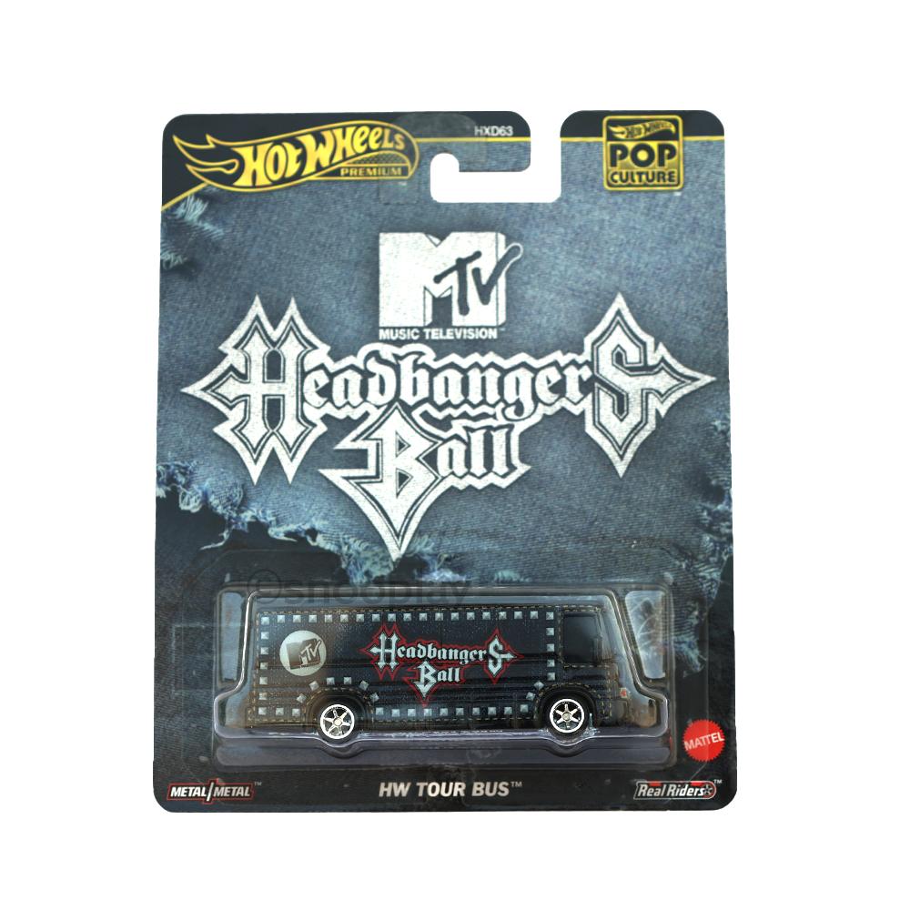 Hot Wheels Premium pop Culture HW Tour Bus MTV Headbangers Ball Die-Cast vehicle