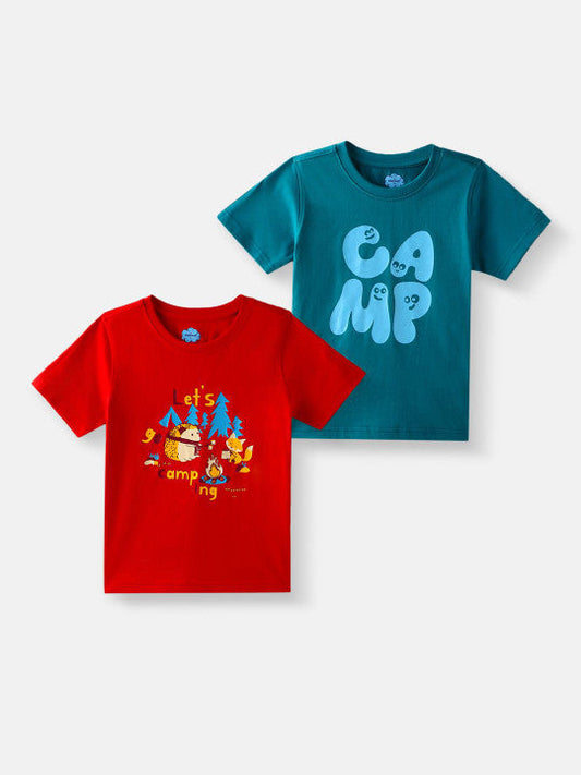 Let's Go Camping T-Shirt Pair