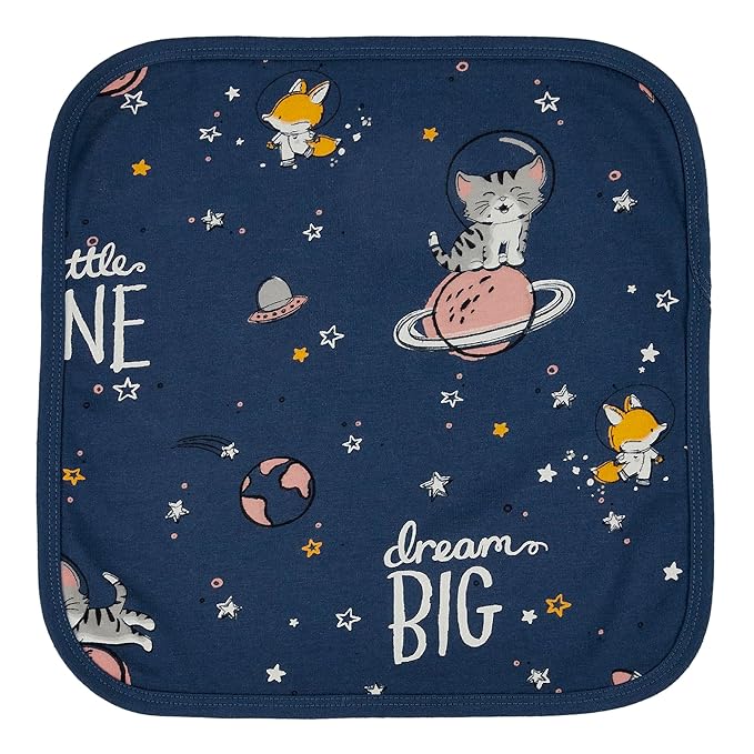 Haus & Kinder Baby Washcloths – Set of 3: Soft, Absorbent & Adorably Designed for Gentle Baby Care and Perfect Gifting