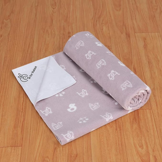 R for Rabbit Dry Nap Sheet – Super Absorbent, Leak-Proof, Ultra-Soft & Breathable | Rubber & Plastic-Free, Machine Washable, Multi-Purpose Baby Sheet