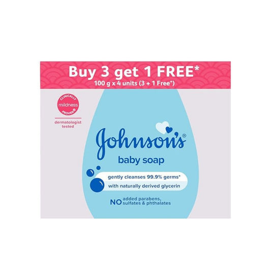 Johnson Baby Soap 100 gm (3+1)