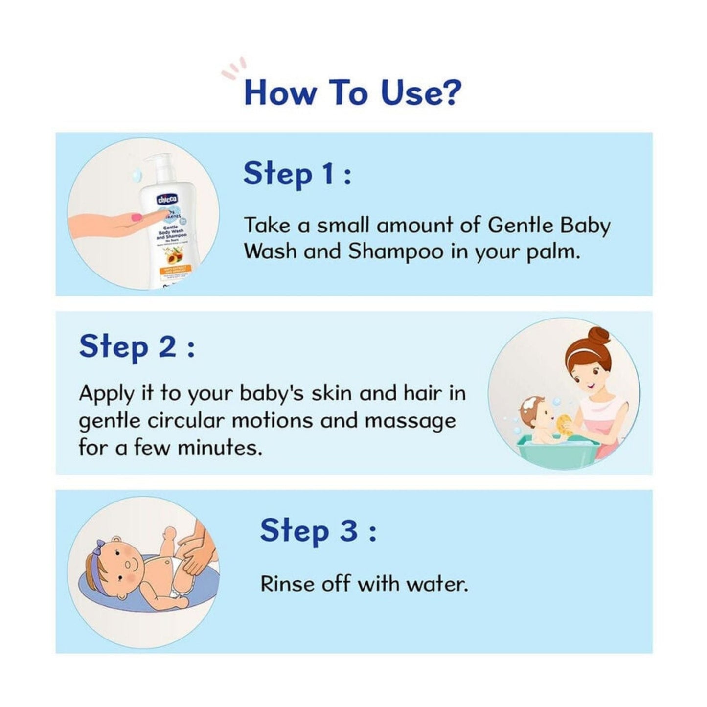 Chicco Baby Moments Gentle Body Wash & Shampoo 500ml – Moisturizes Skin & Leaves Hair Soft